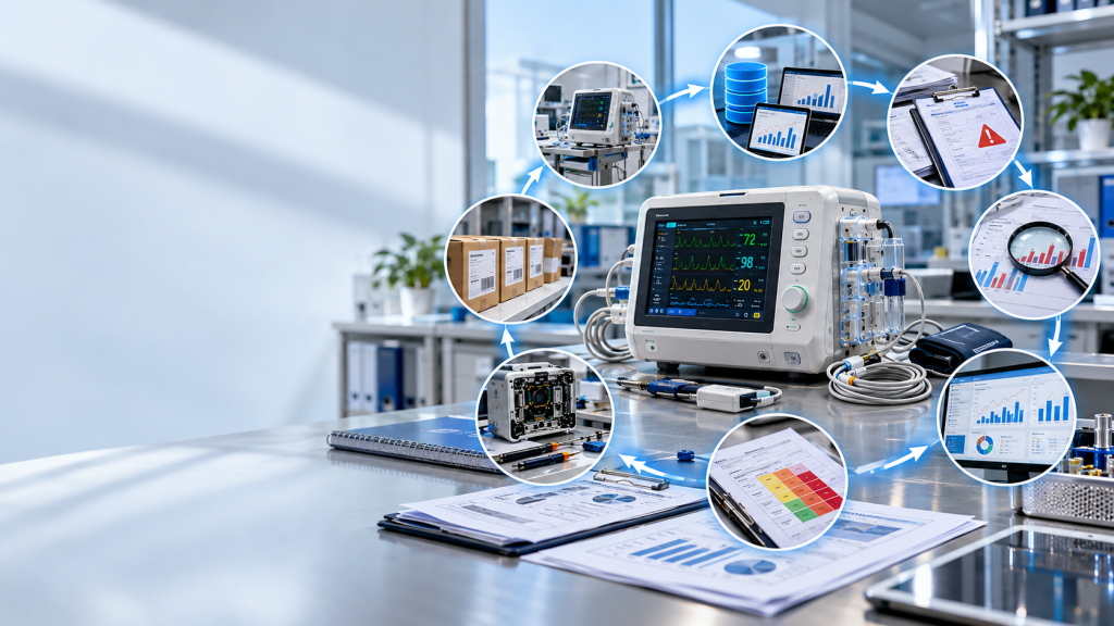 Medical Device Lifecycle Infographic